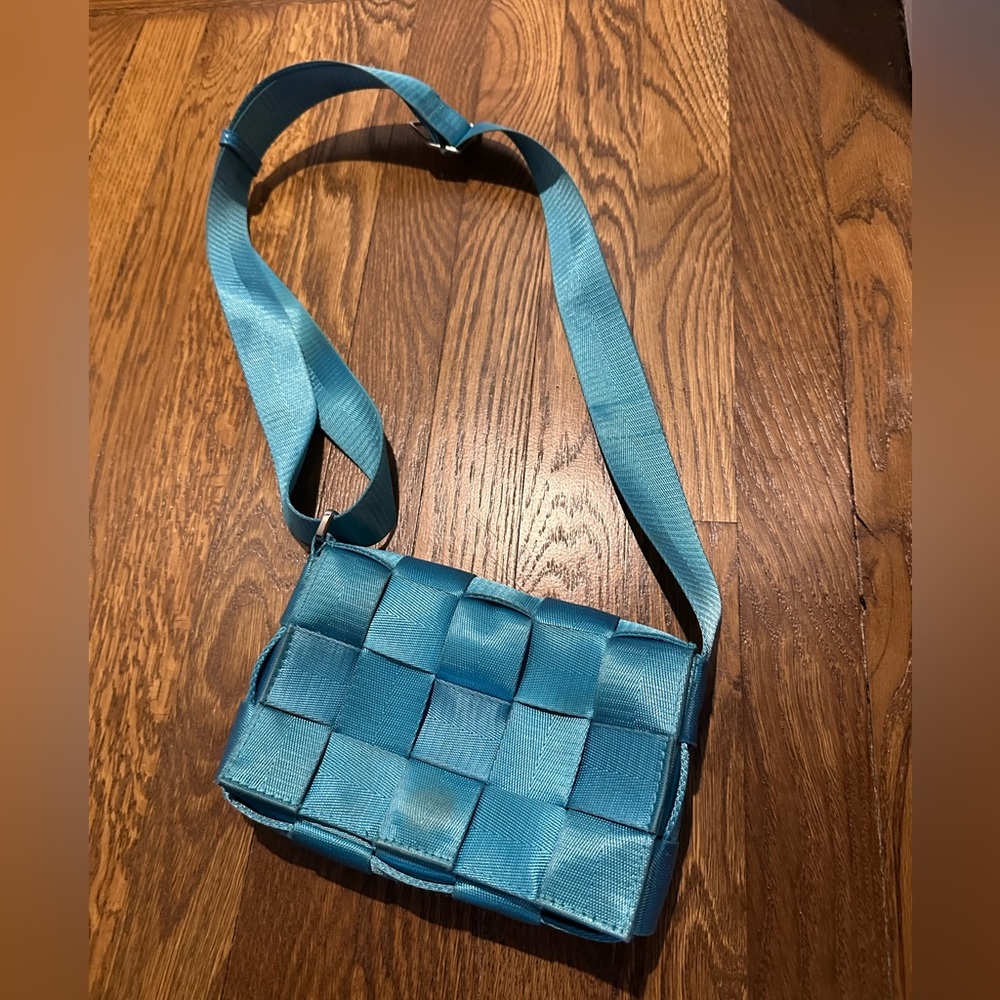 blue cassette bag nylon